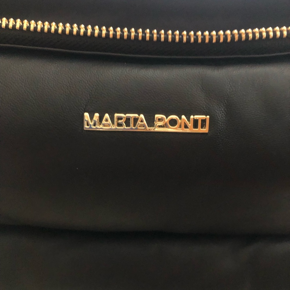 Marta Ponti black leather handbag - Picture 4 of 15